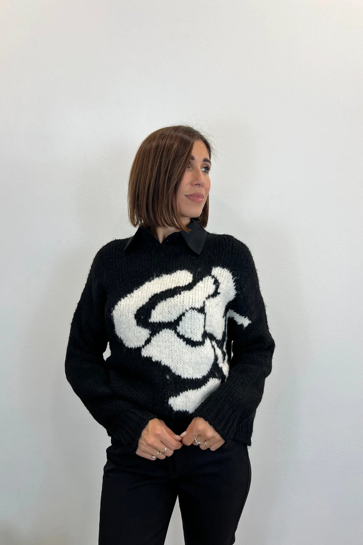 maglione rose