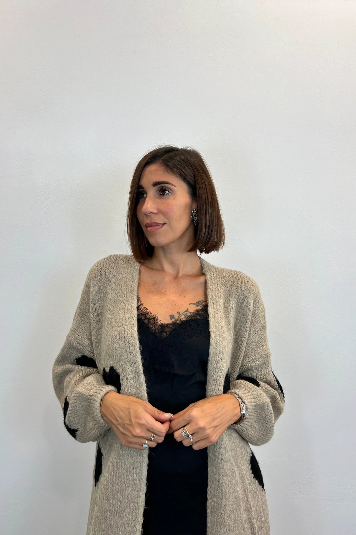 cardigan cuori