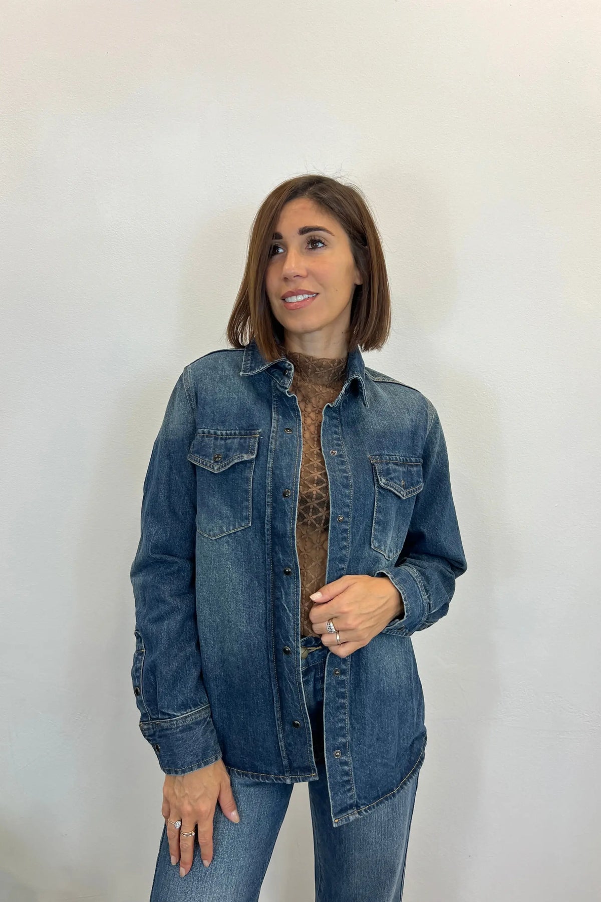 camicia denim