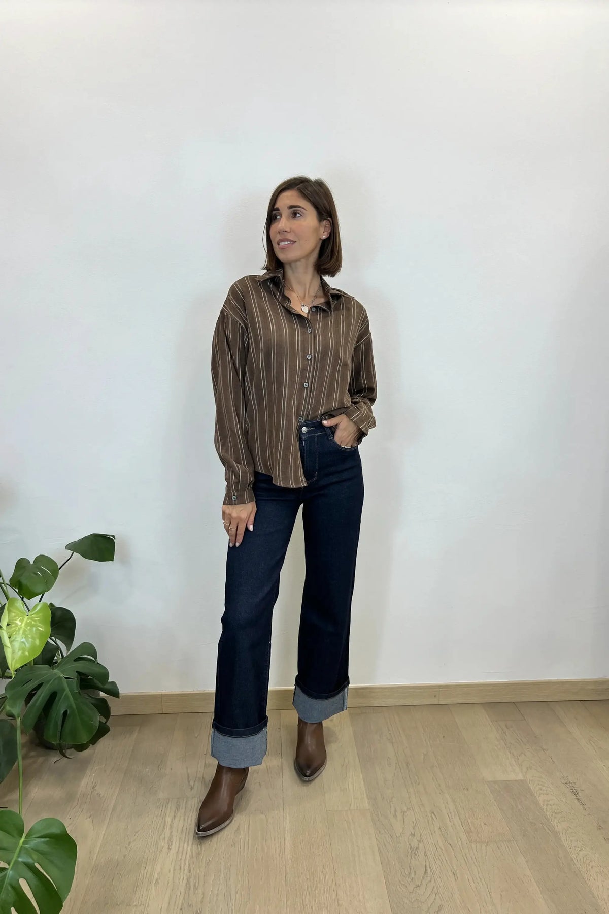 camicia a righe