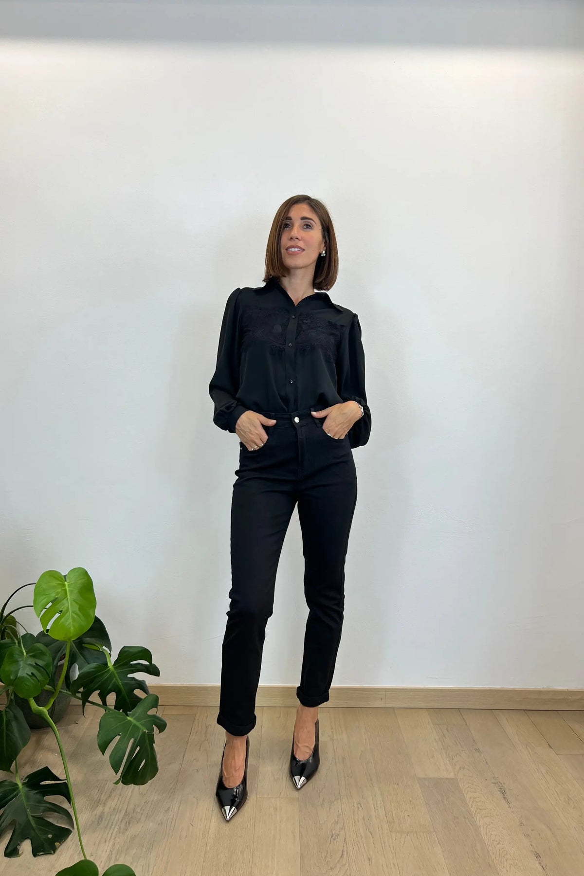 camicia pizzo