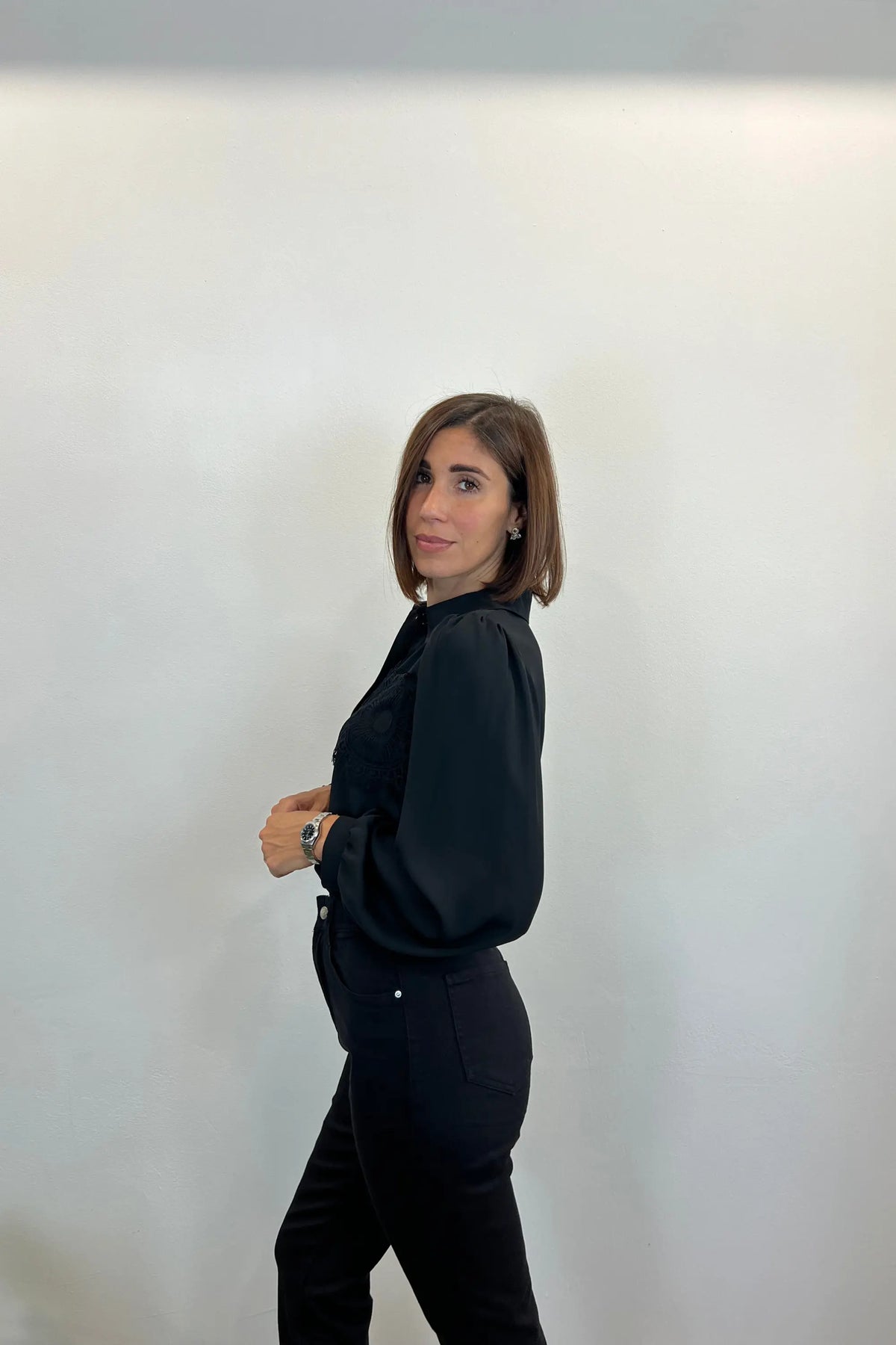 camicia pizzo
