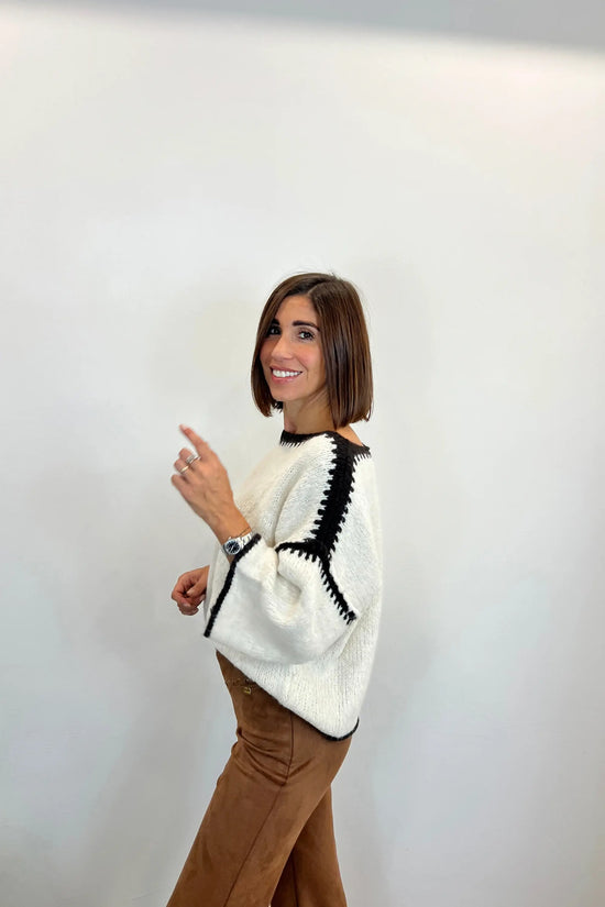 maglione con profilo