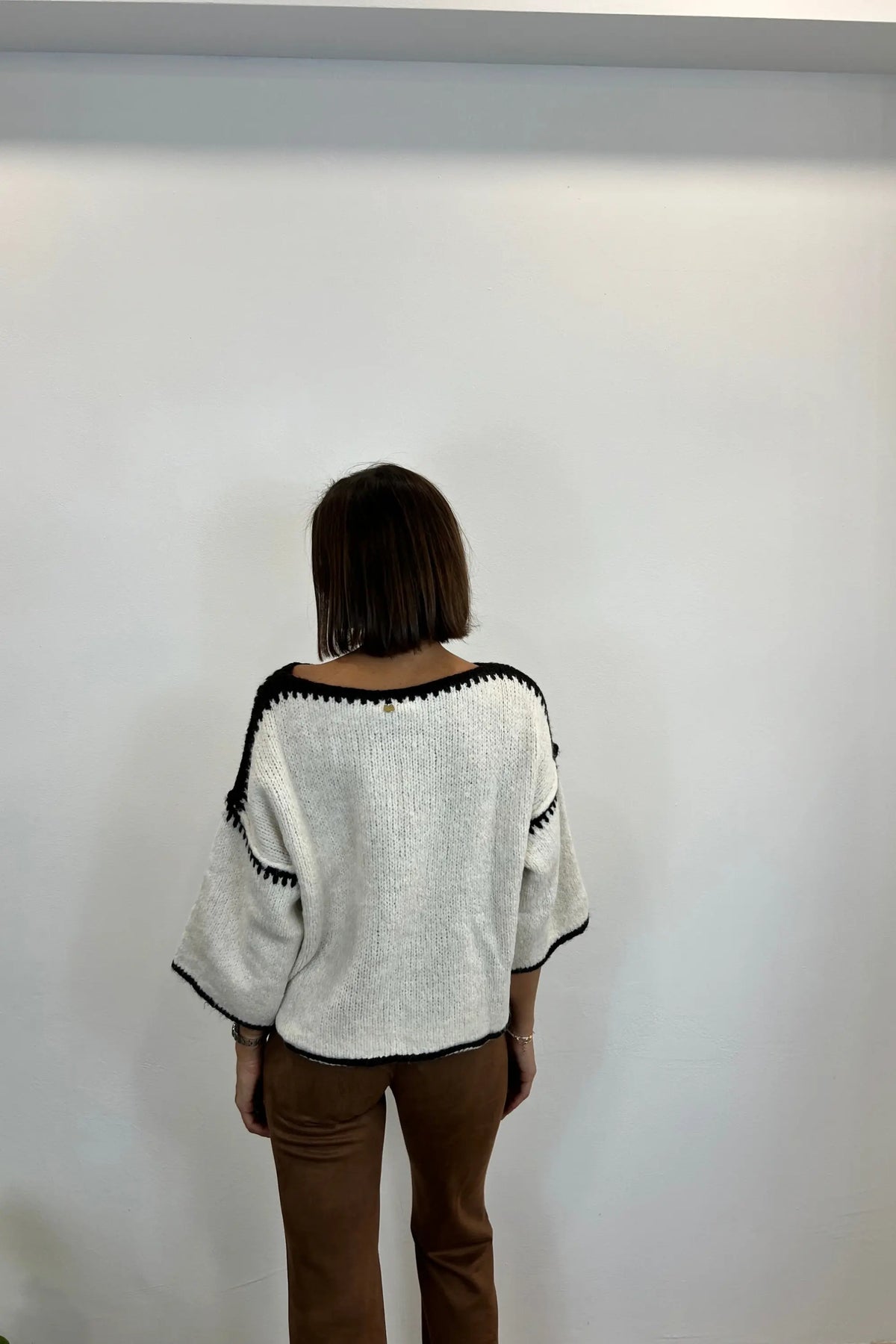 maglione con profilo