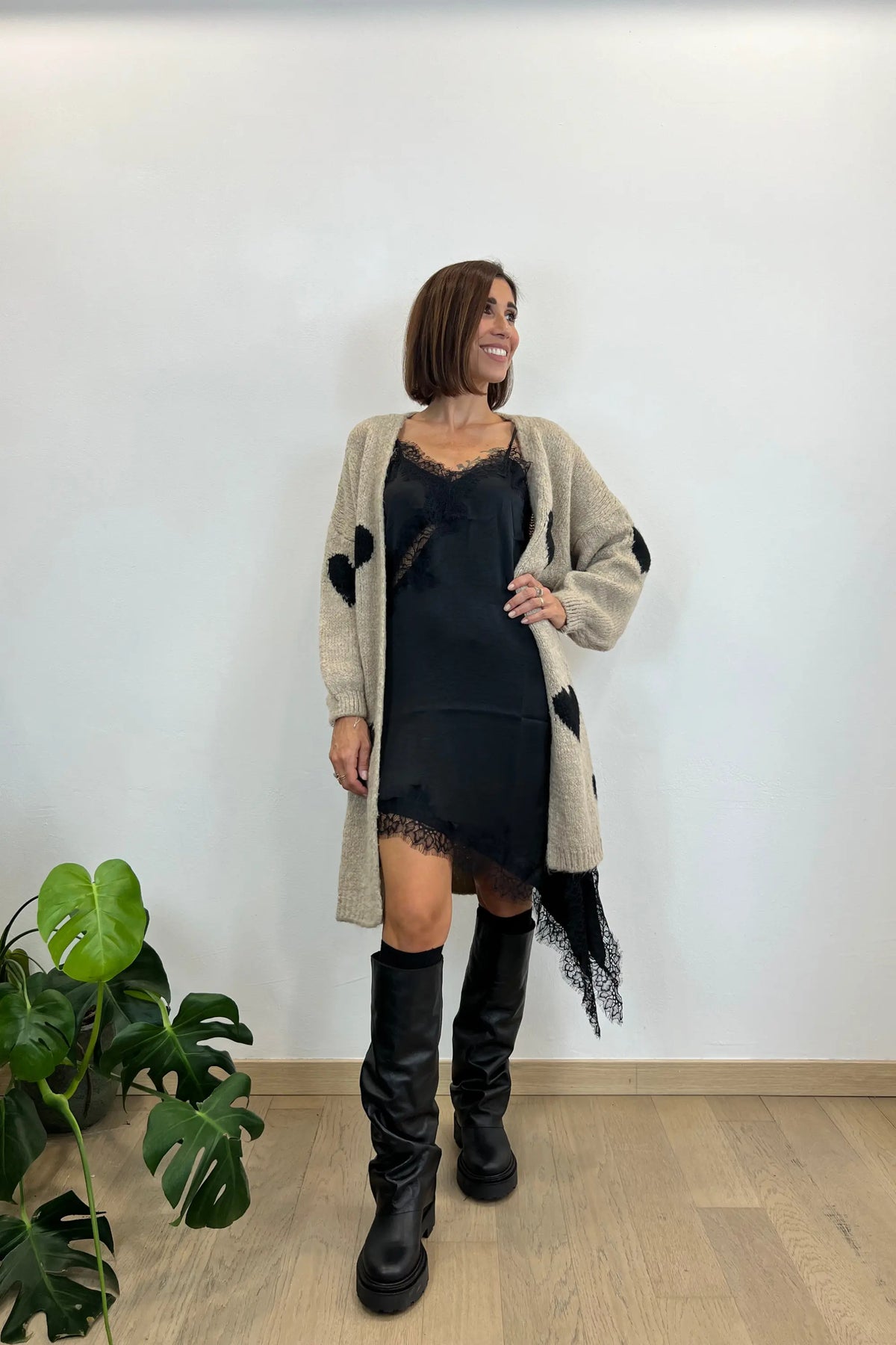 cardigan cuori