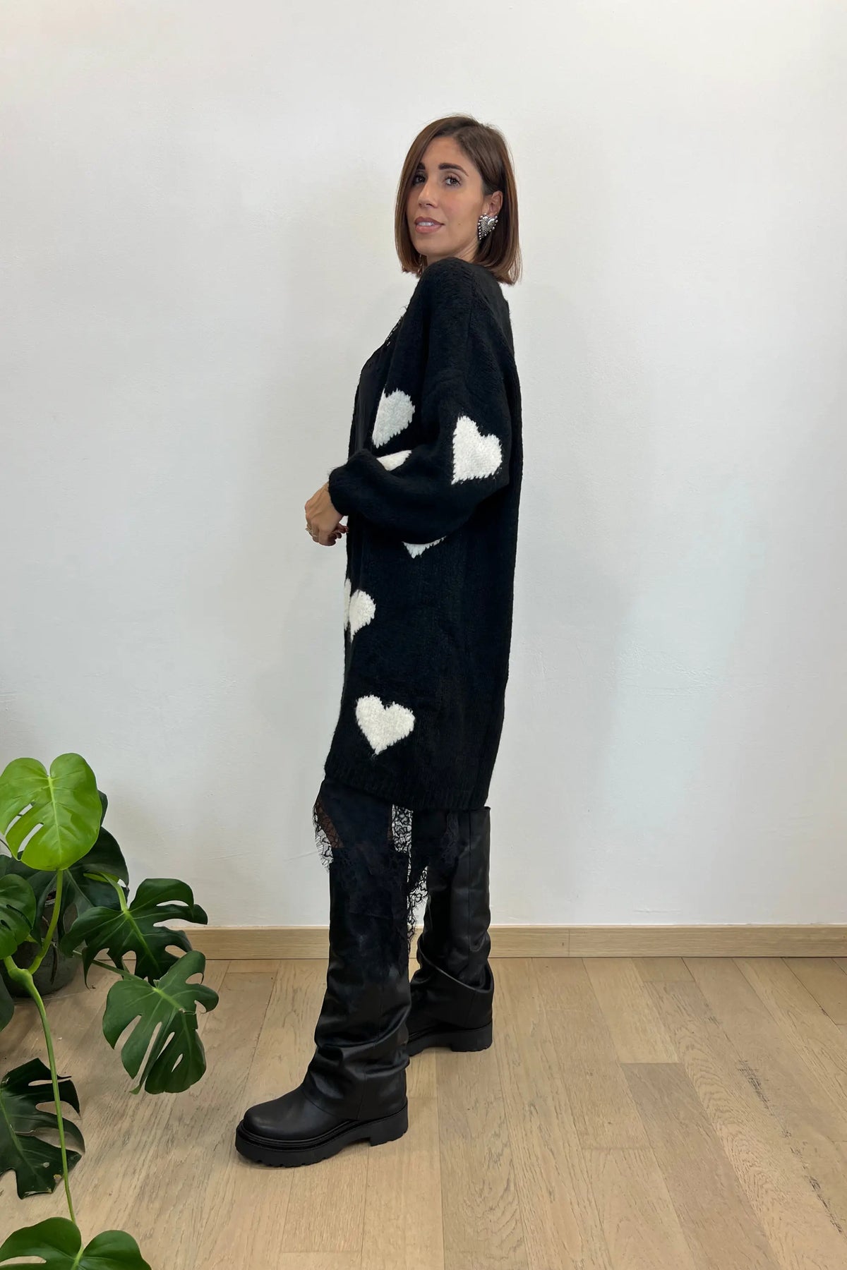 cardigan cuori