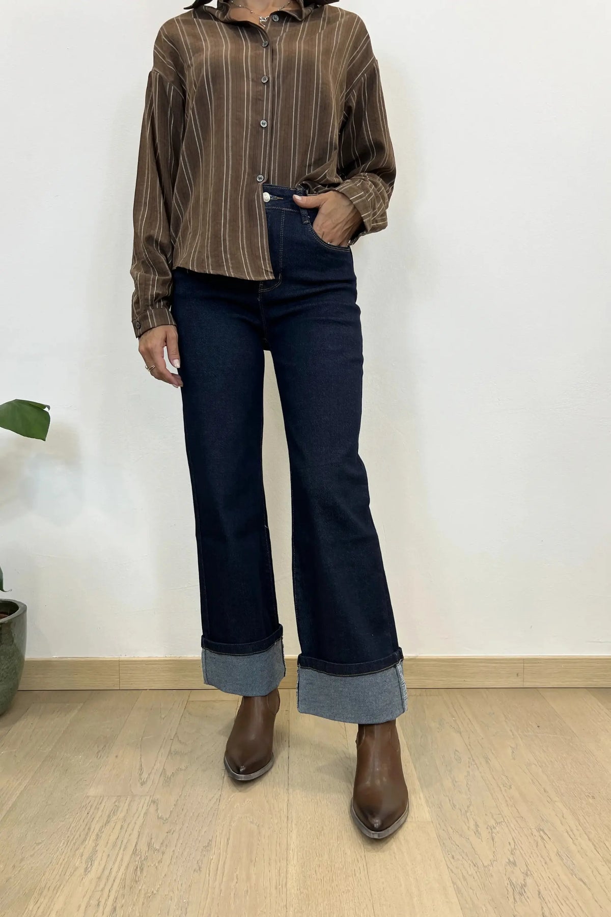 jeans risvolto