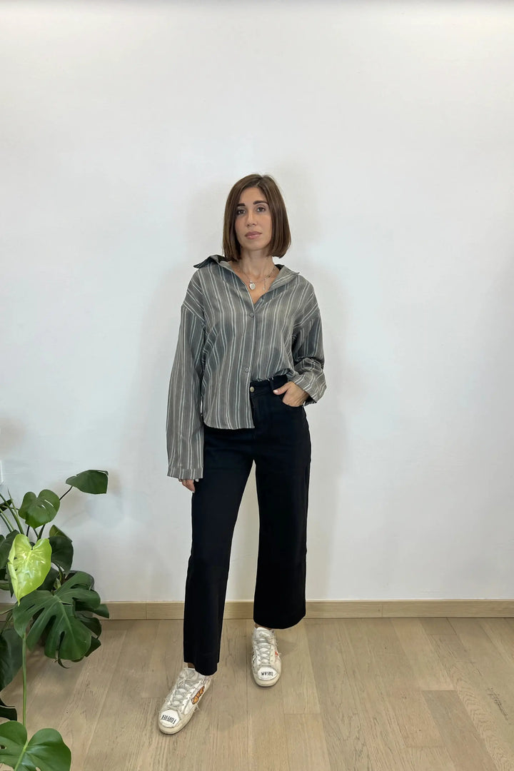 camicia a righe