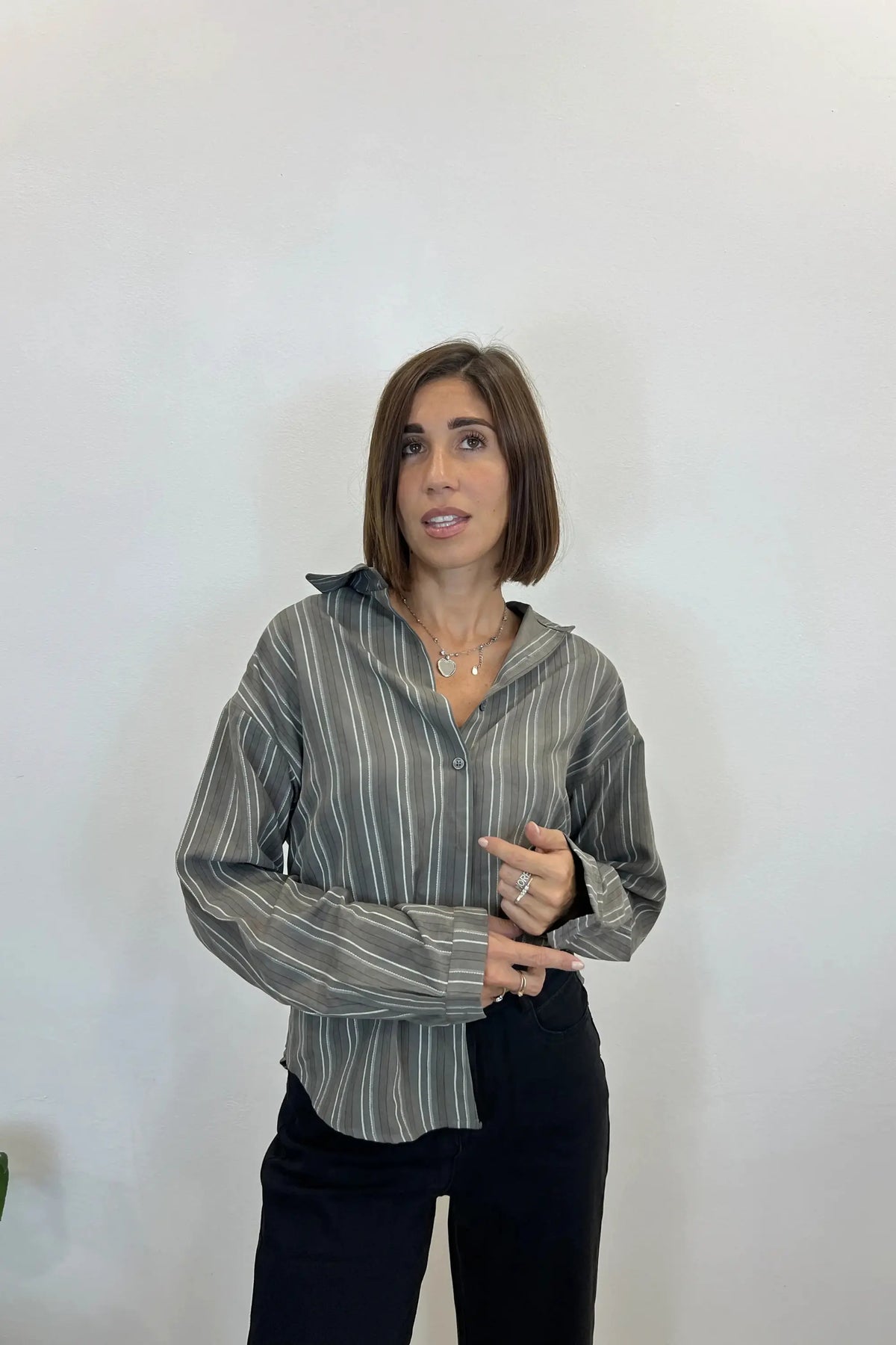 camicia a righe