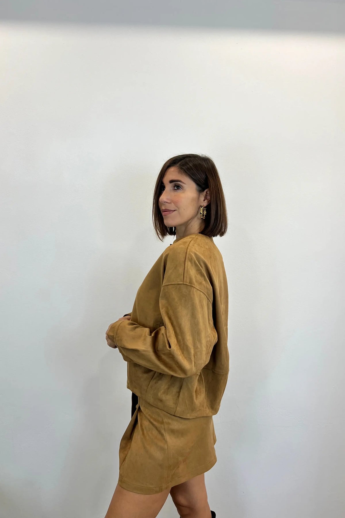 bomber suede