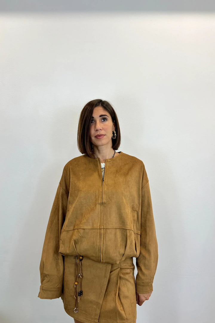 bomber suede