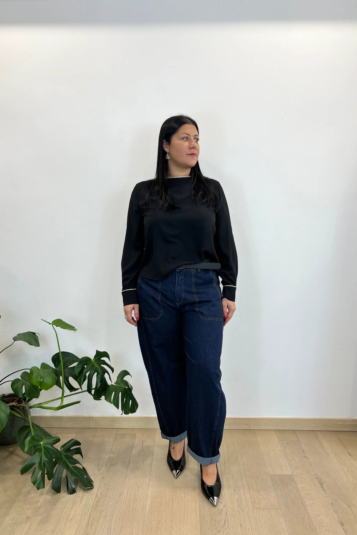 denim con cinta