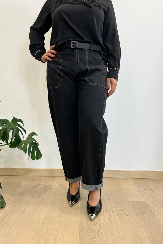 denim con cinta